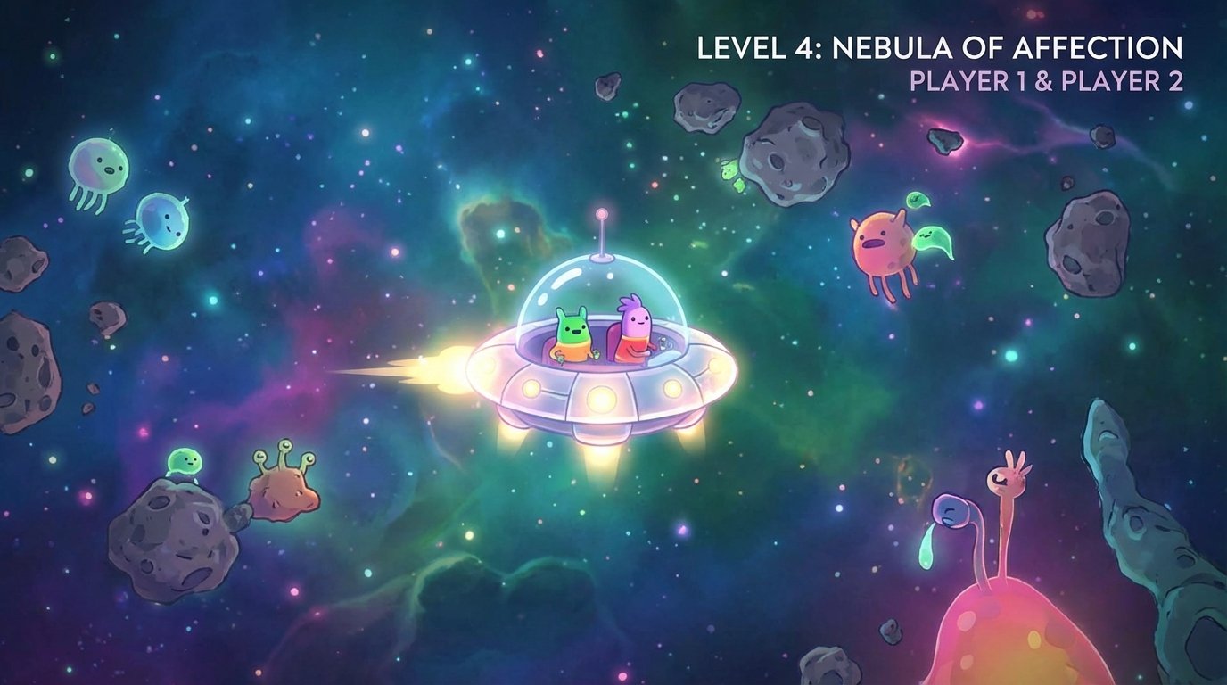 Lovers in a Dangerous Spacetime game screenshot