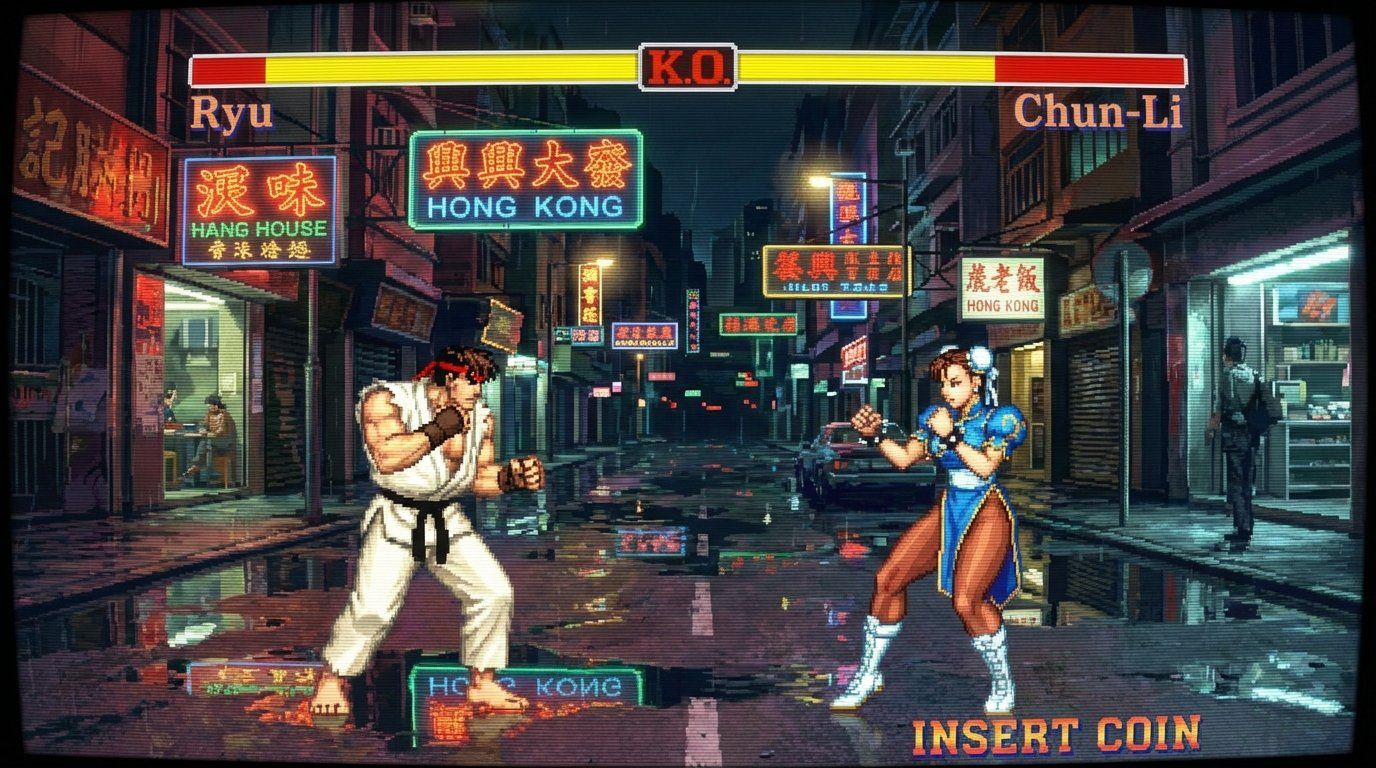 Street Fighter II game screenshot