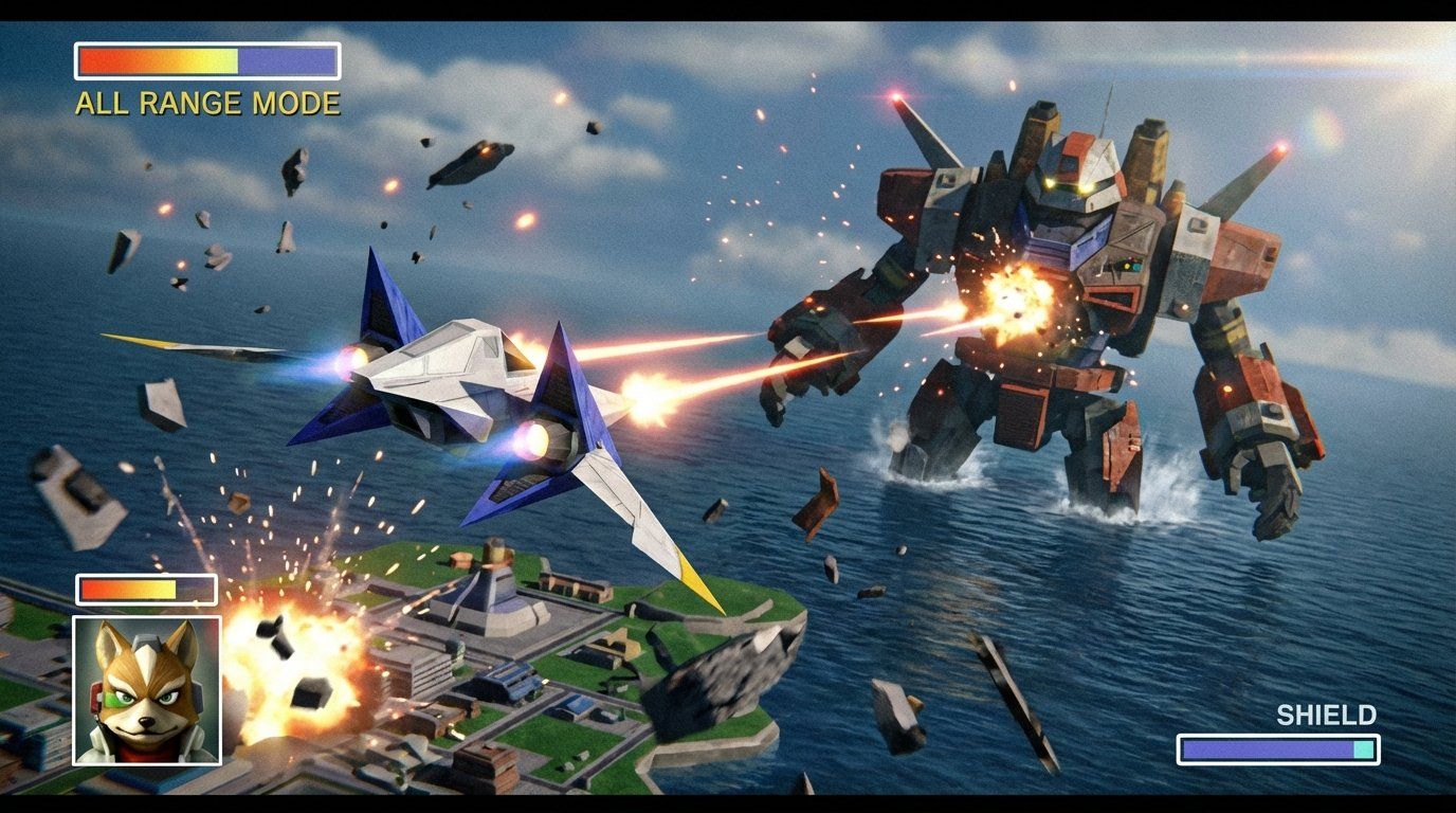 Star Fox 64 game screenshot
