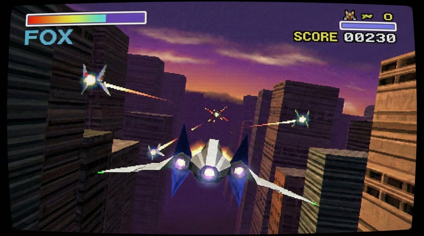 Star Fox 64 game screenshot