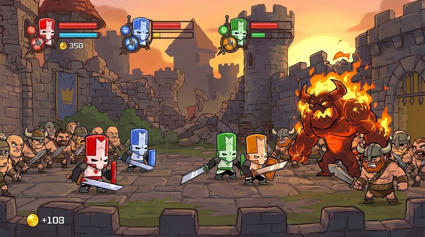 Castle Crashers game screenshot