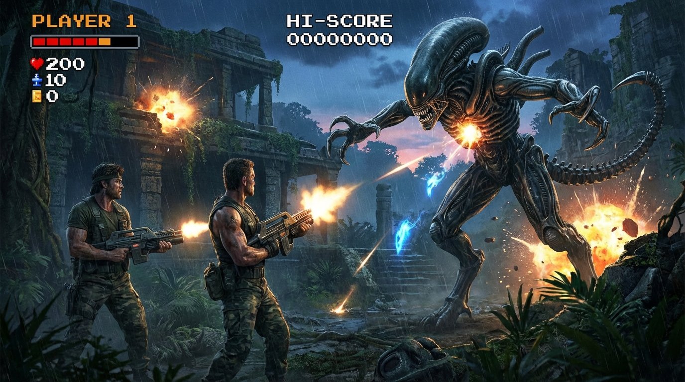 Contra game screenshot