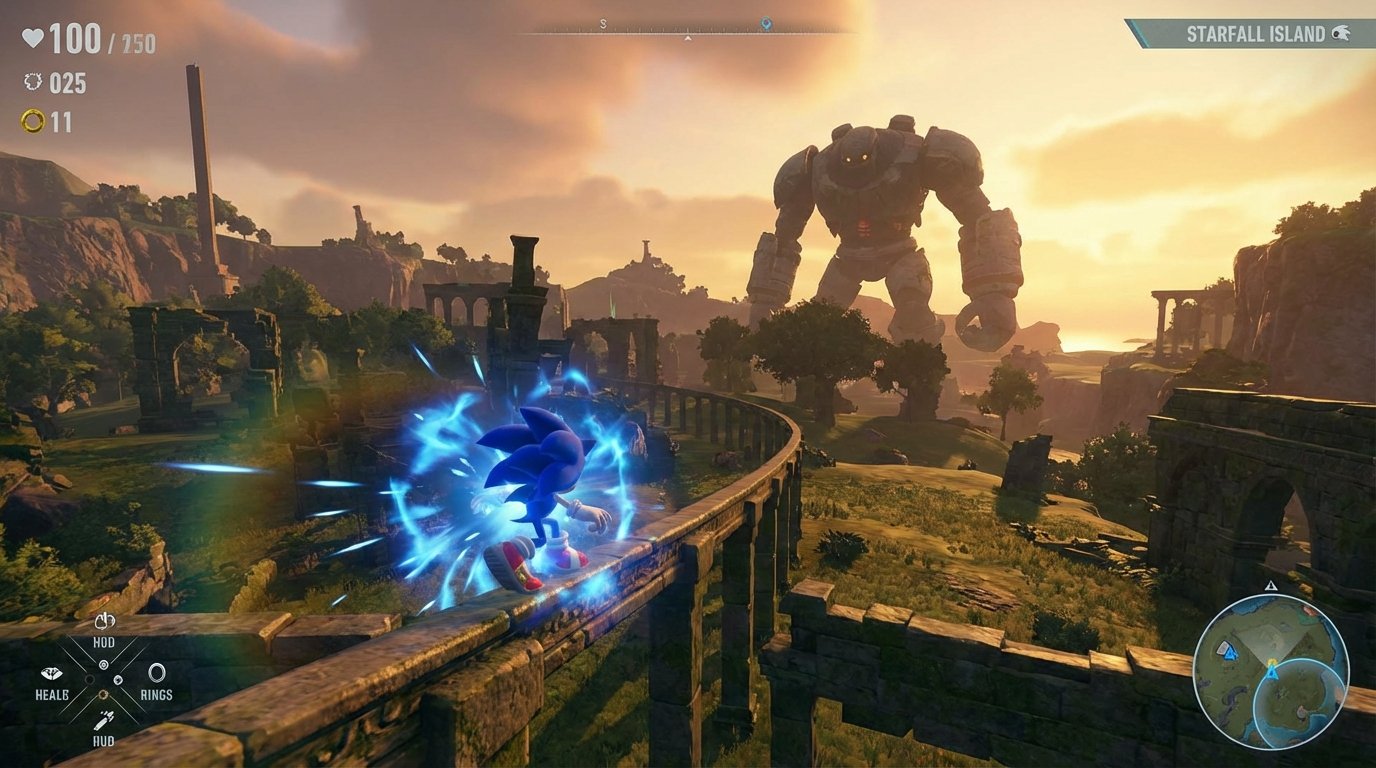 Sonic Frontiers game screenshot