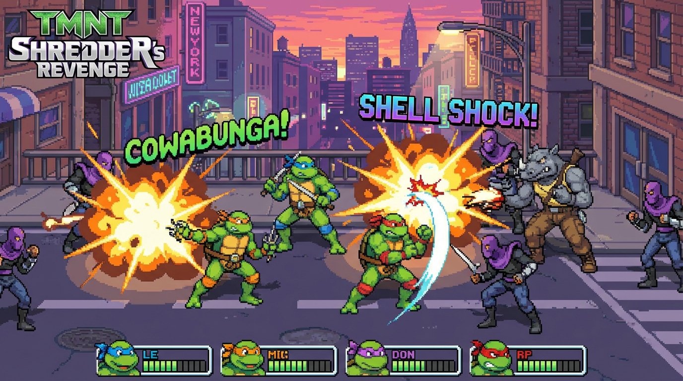 Teenage Mutant Ninja Turtles: Shredder’s Revenge game screenshot