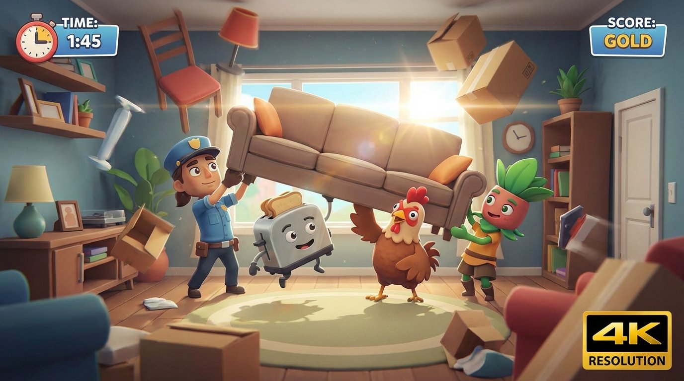 Moving Out game screenshot