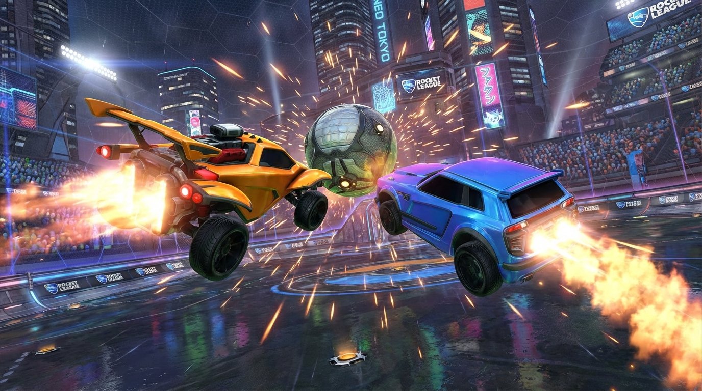 Rocket League game screenshot