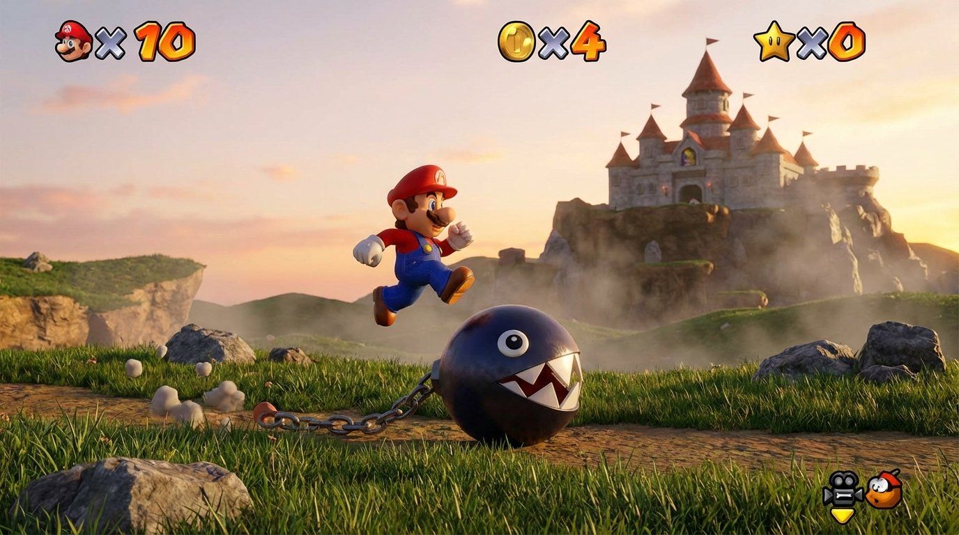 Super Mario 64 game screenshot