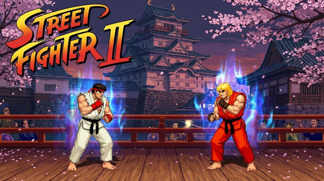 Street Fighter II game screenshot