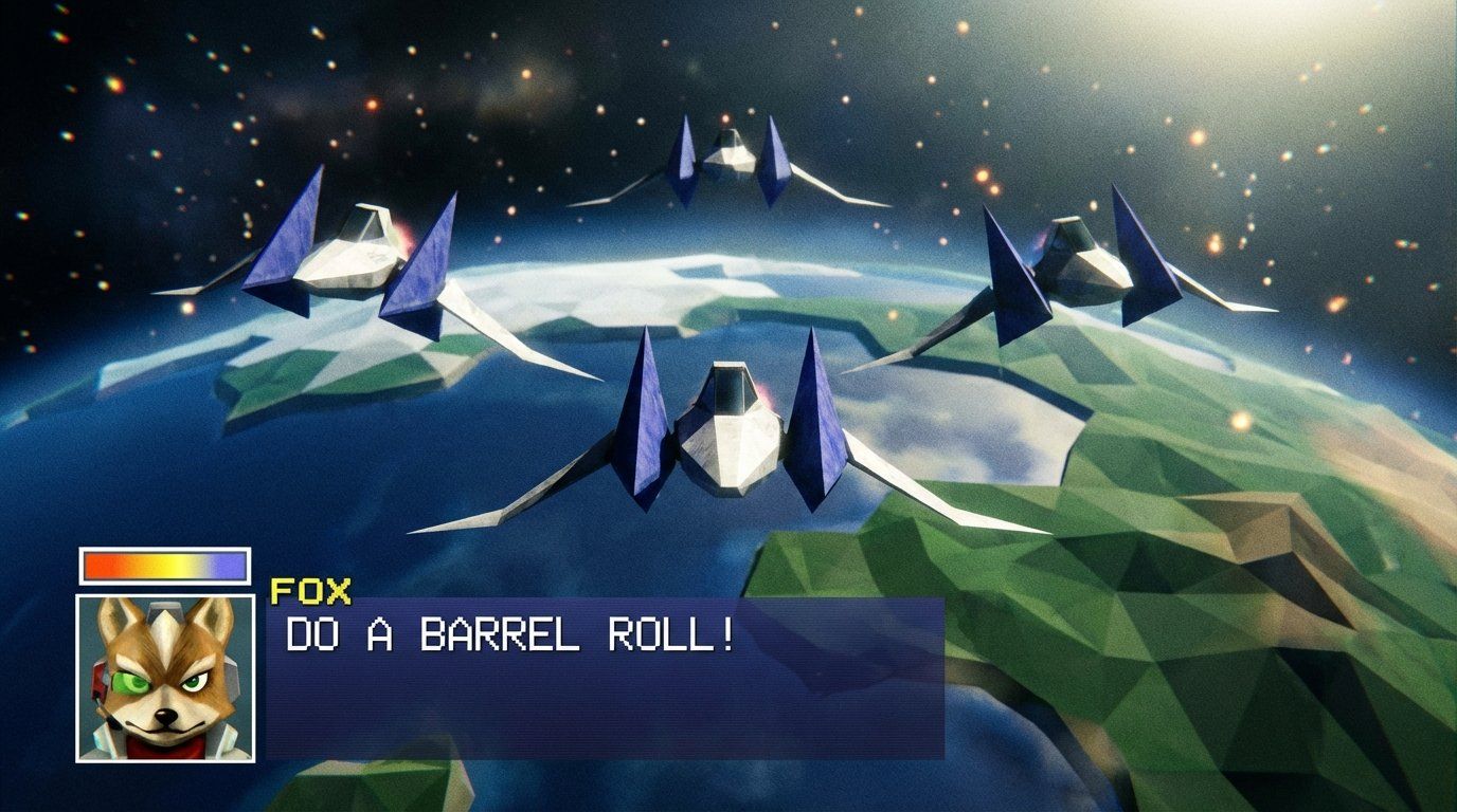 Star Fox 64 game screenshot