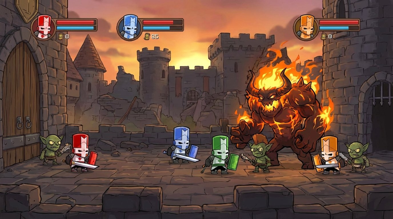 Castle Crashers game screenshot