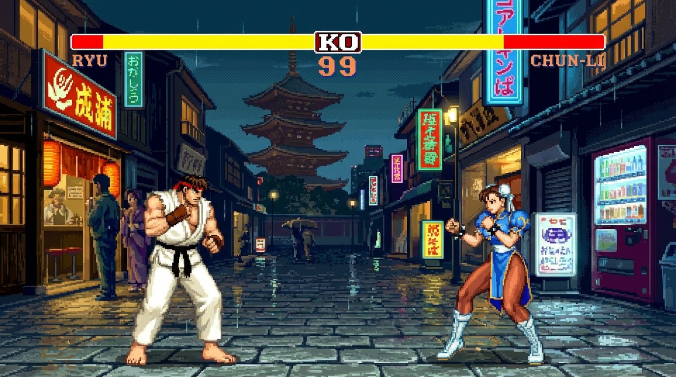 Street Fighter II game screenshot