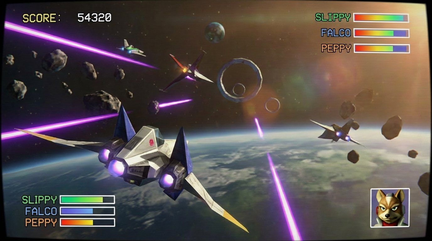 Star Fox 64 game screenshot