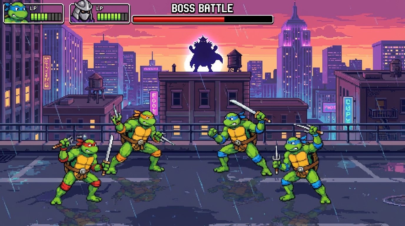 Teenage Mutant Ninja Turtles: Shredder’s Revenge game screenshot