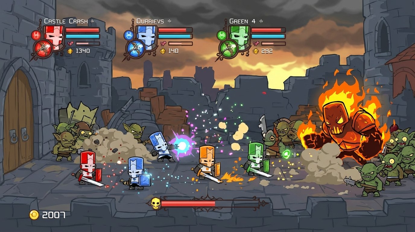 Castle Crashers game screenshot