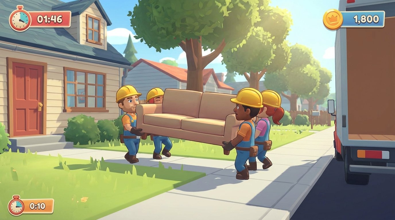 Moving Out game screenshot