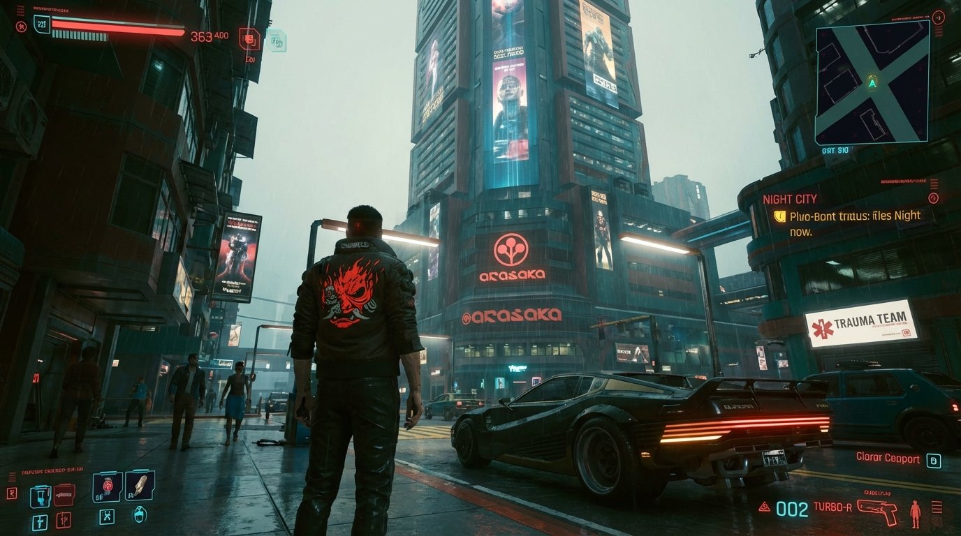 Cyberpunk 2077 game screenshot