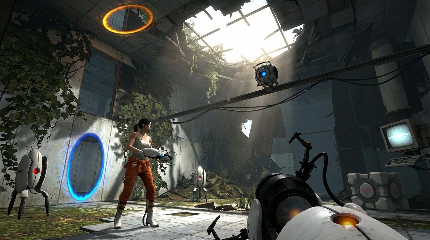 Portal 2 game screenshot