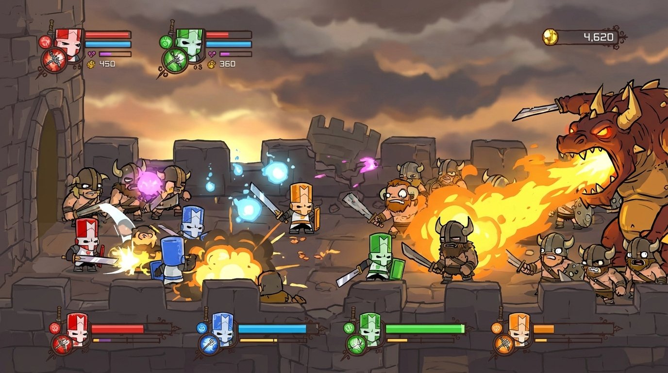 Castle Crashers game screenshot