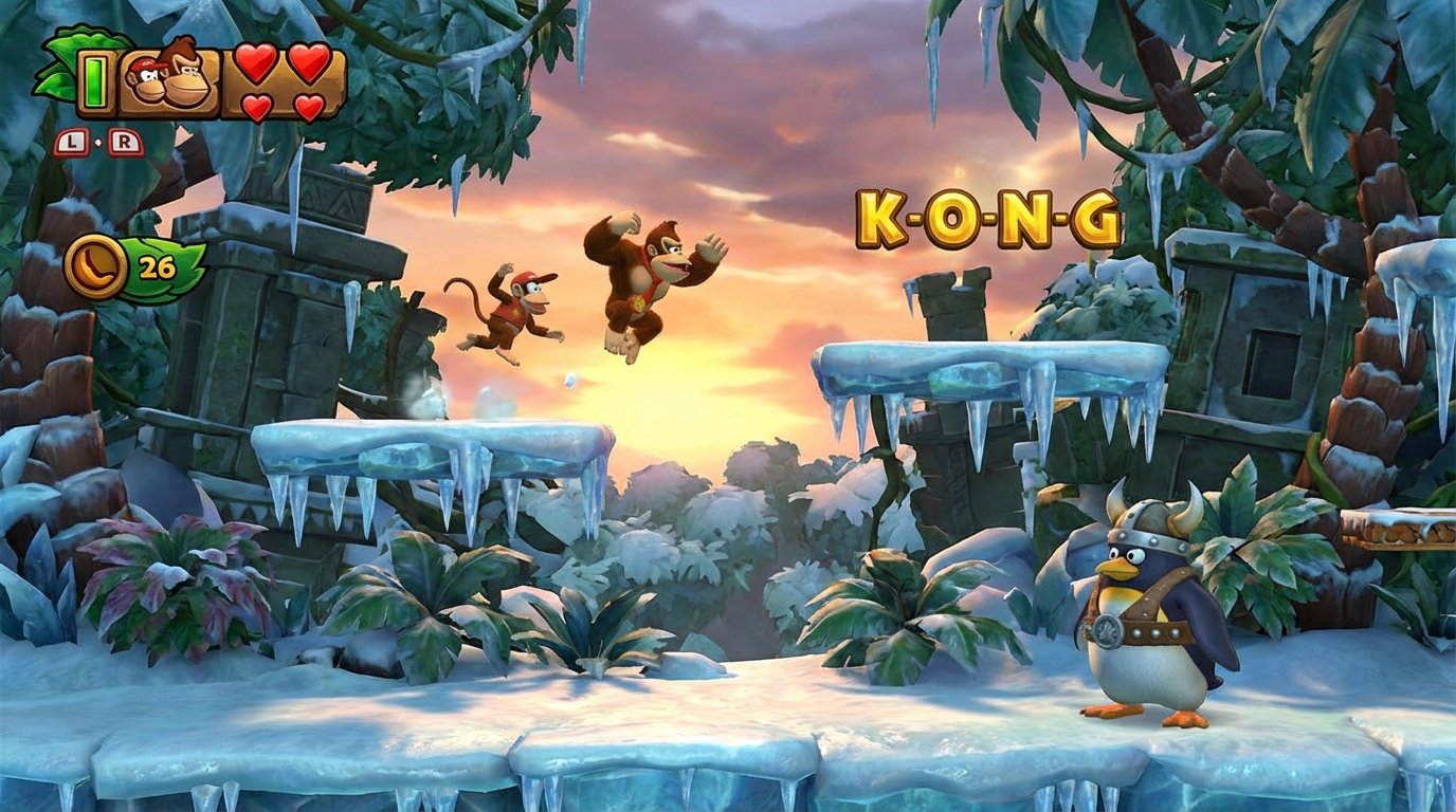 Donkey Kong Country: Tropical Freeze game screenshot