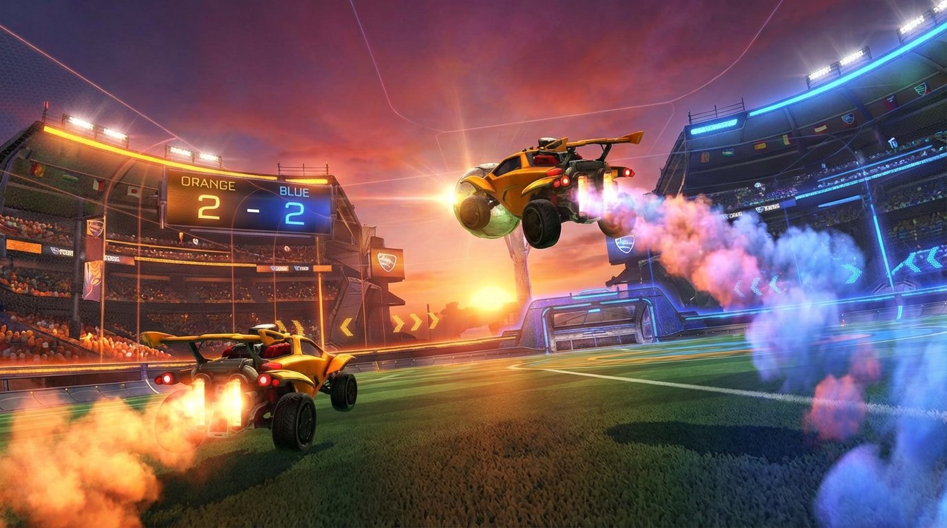 Rocket League game screenshot