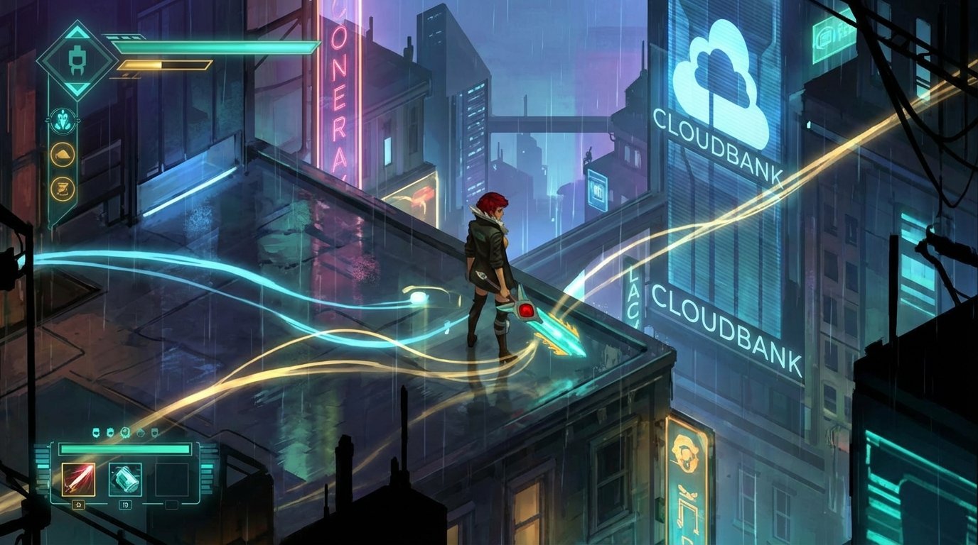 Transistor game screenshot