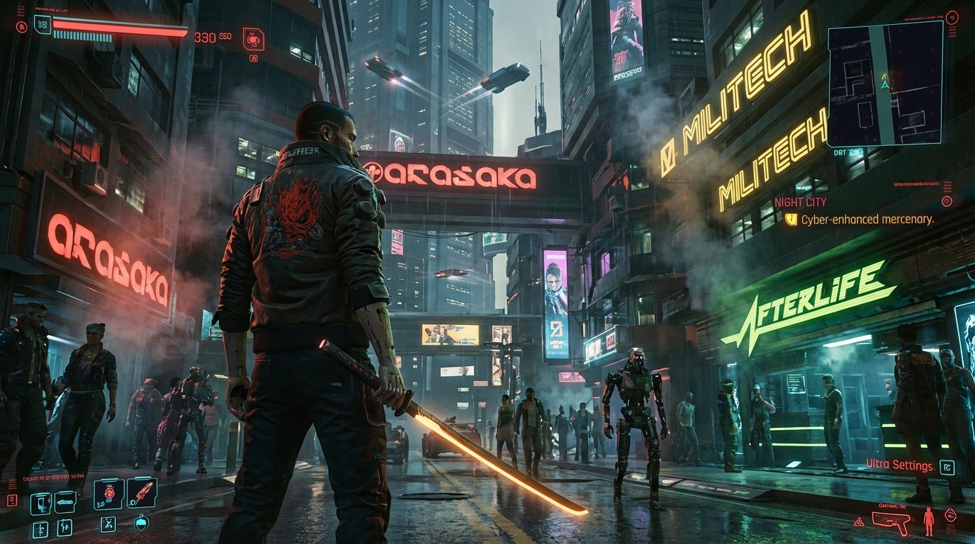 Cyberpunk 2077 game screenshot