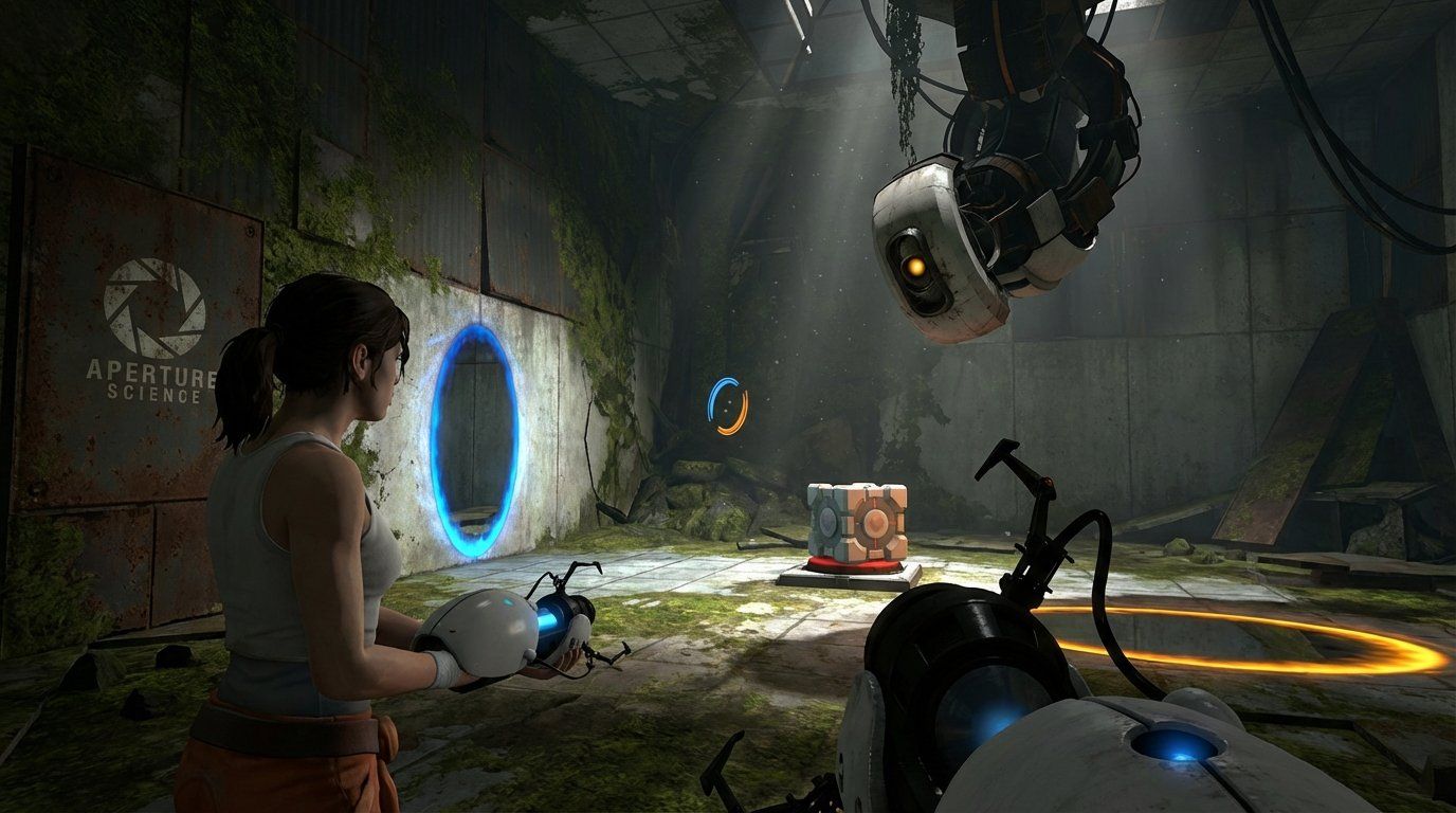 Portal 2 game screenshot