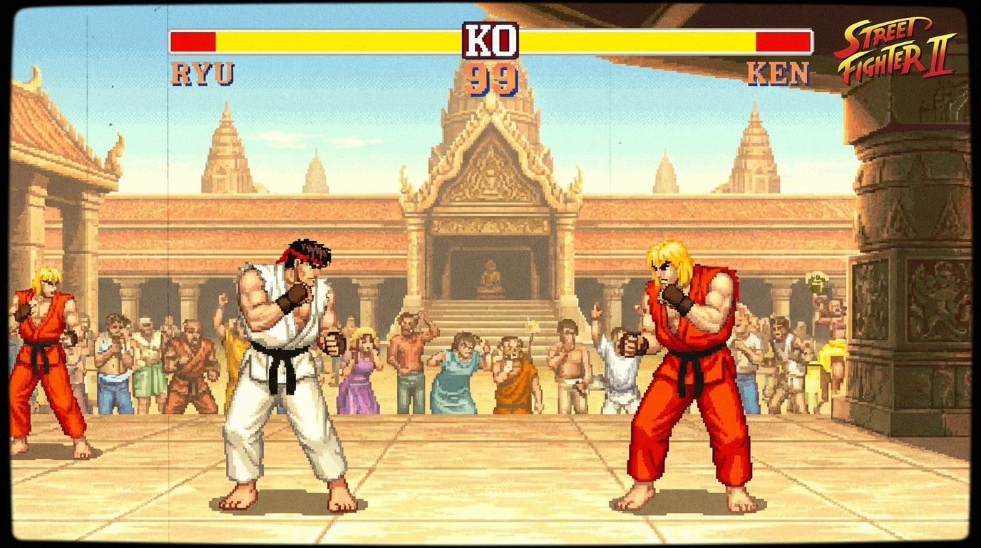 Street Fighter II game screenshot
