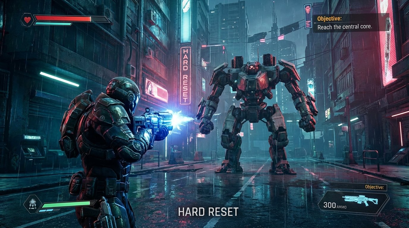 Hard Reset game screenshot