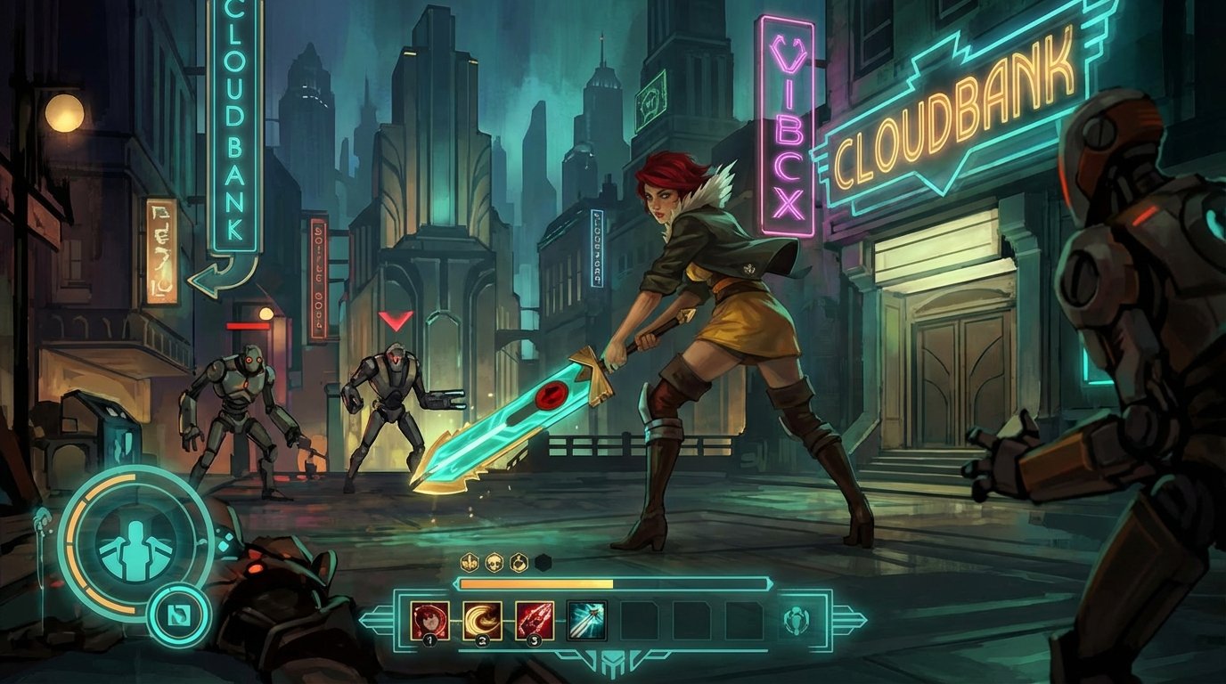 Transistor game screenshot