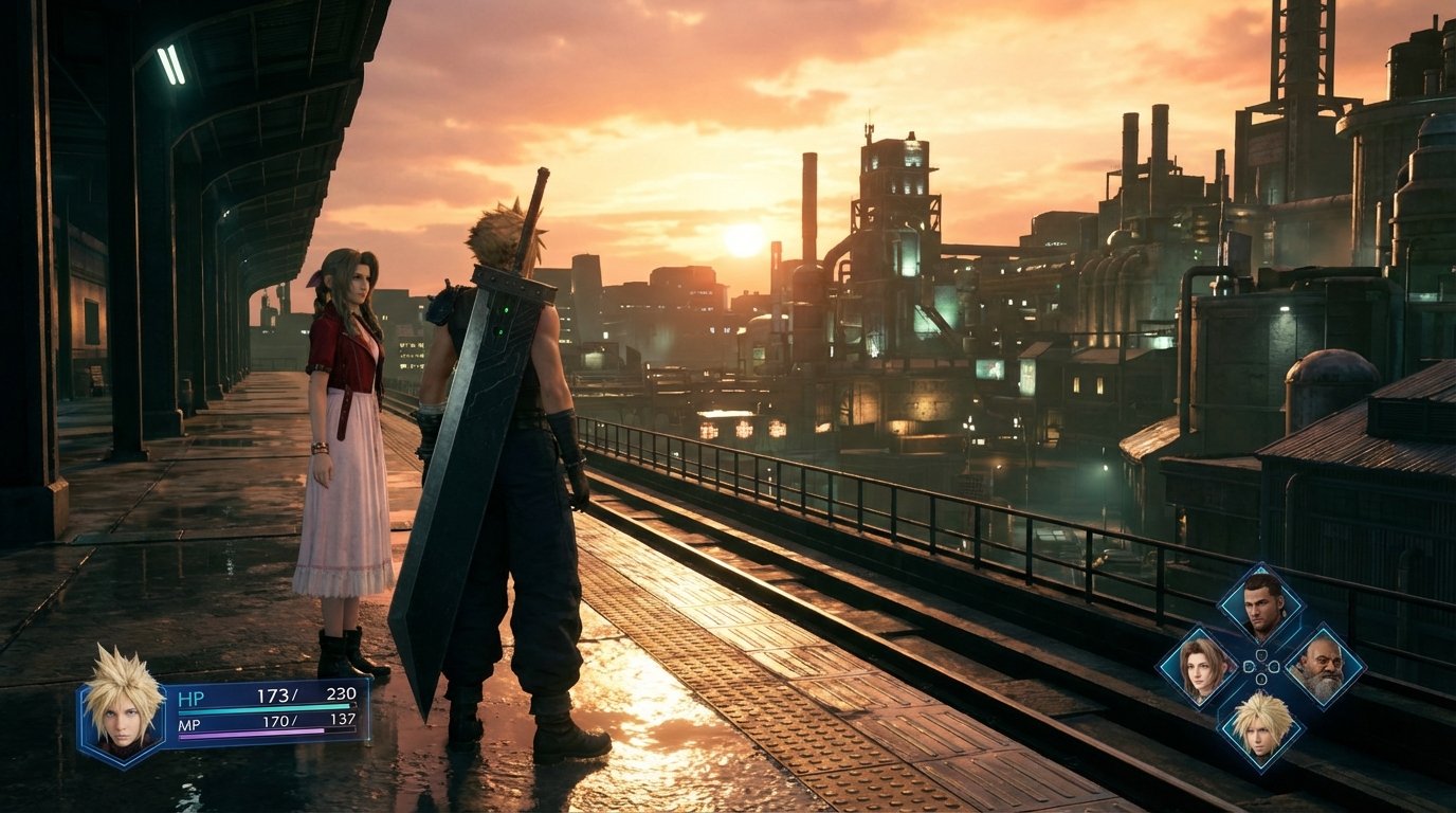 Final Fantasy VII game screenshot