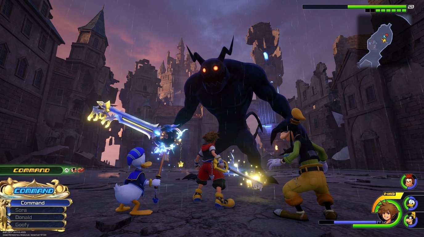 Kingdom Hearts game screenshot
