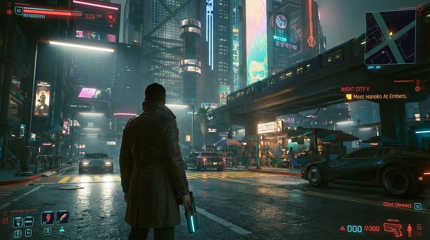 Cyberpunk 2077 game screenshot