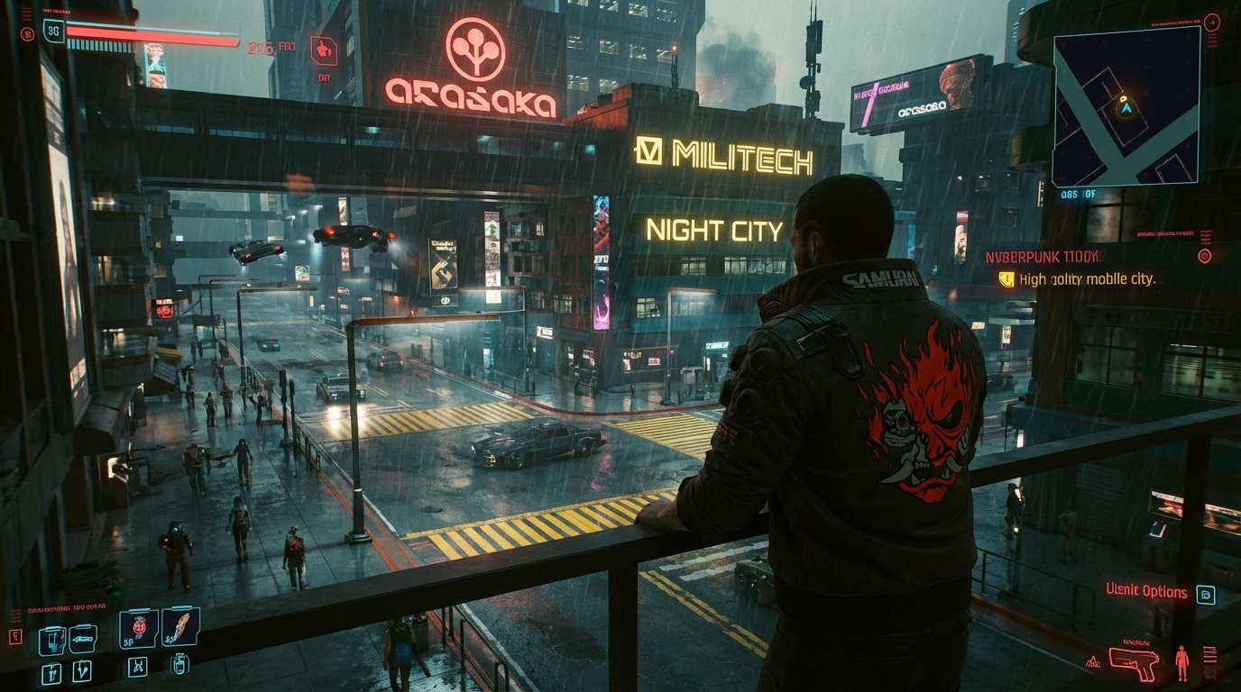 Cyberpunk 2077 game screenshot