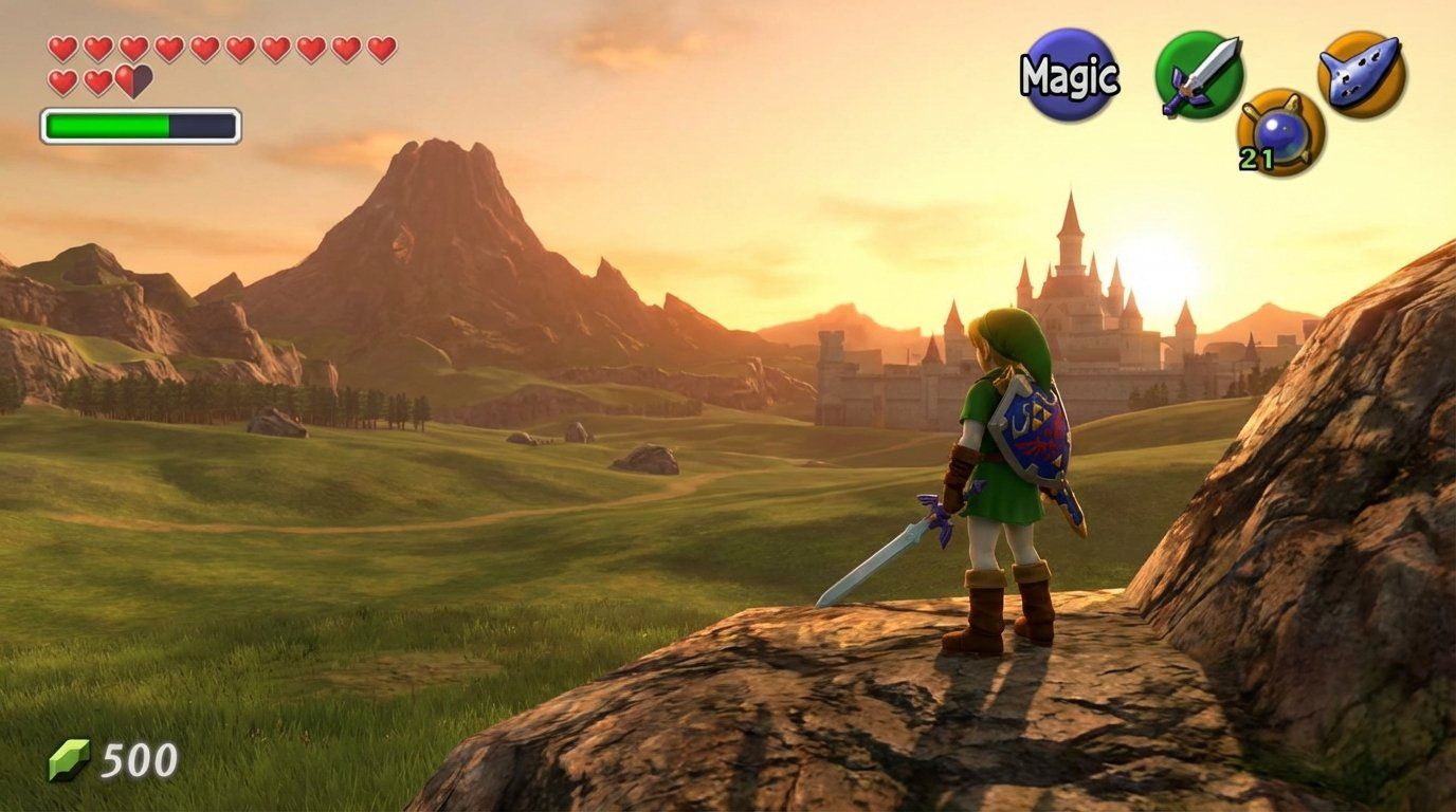 The Legend of Zelda: Ocarina of Time game screenshot