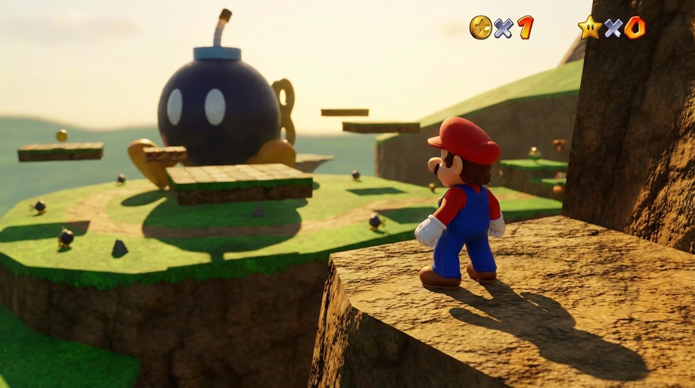 Super Mario 64 game screenshot