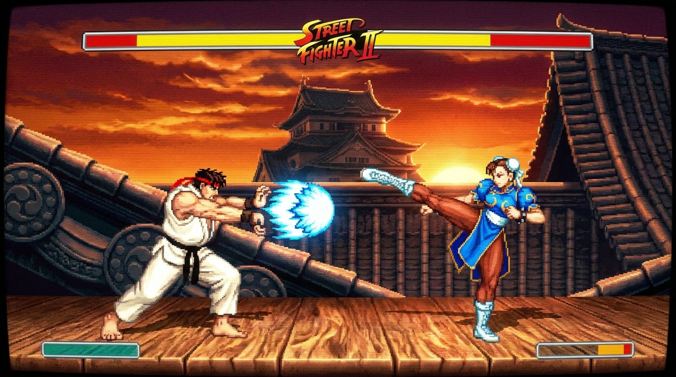 Street Fighter II game screenshot
