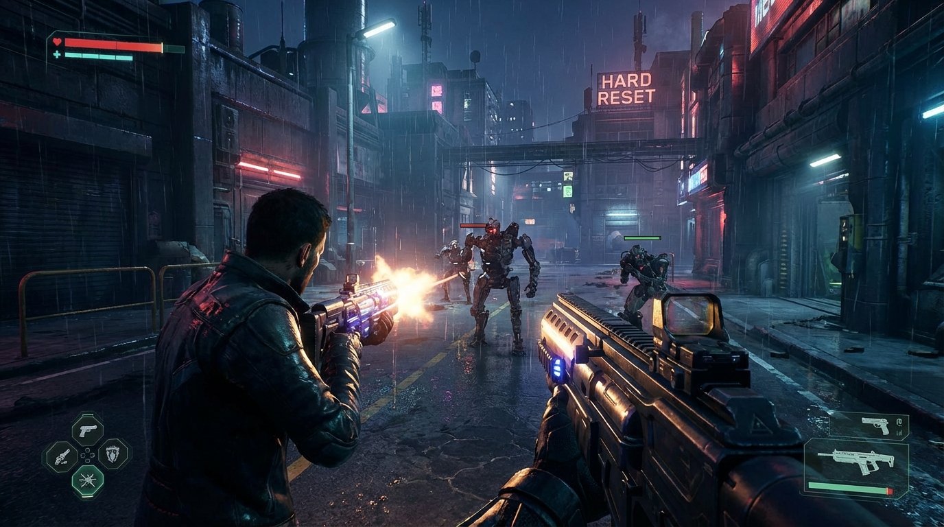 Hard Reset game screenshot