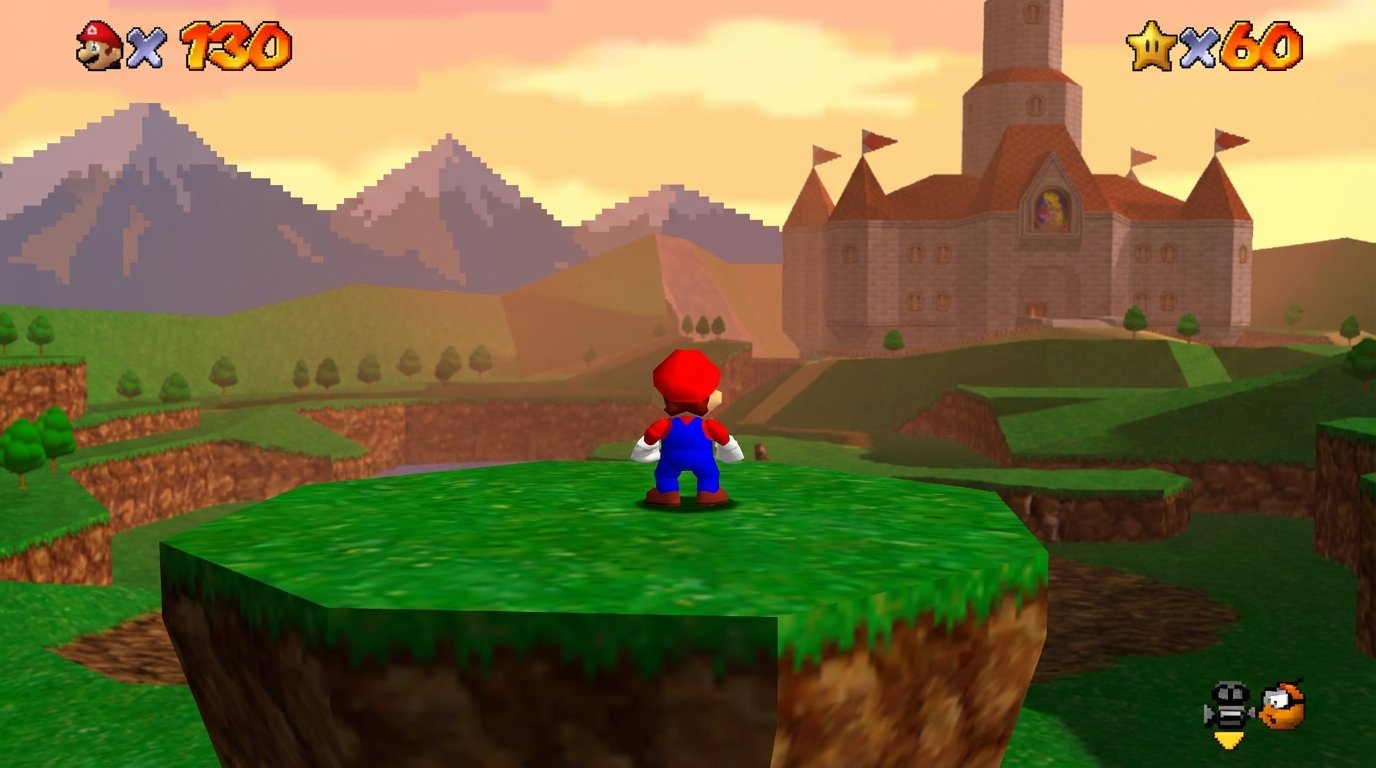 Super Mario 64 game screenshot