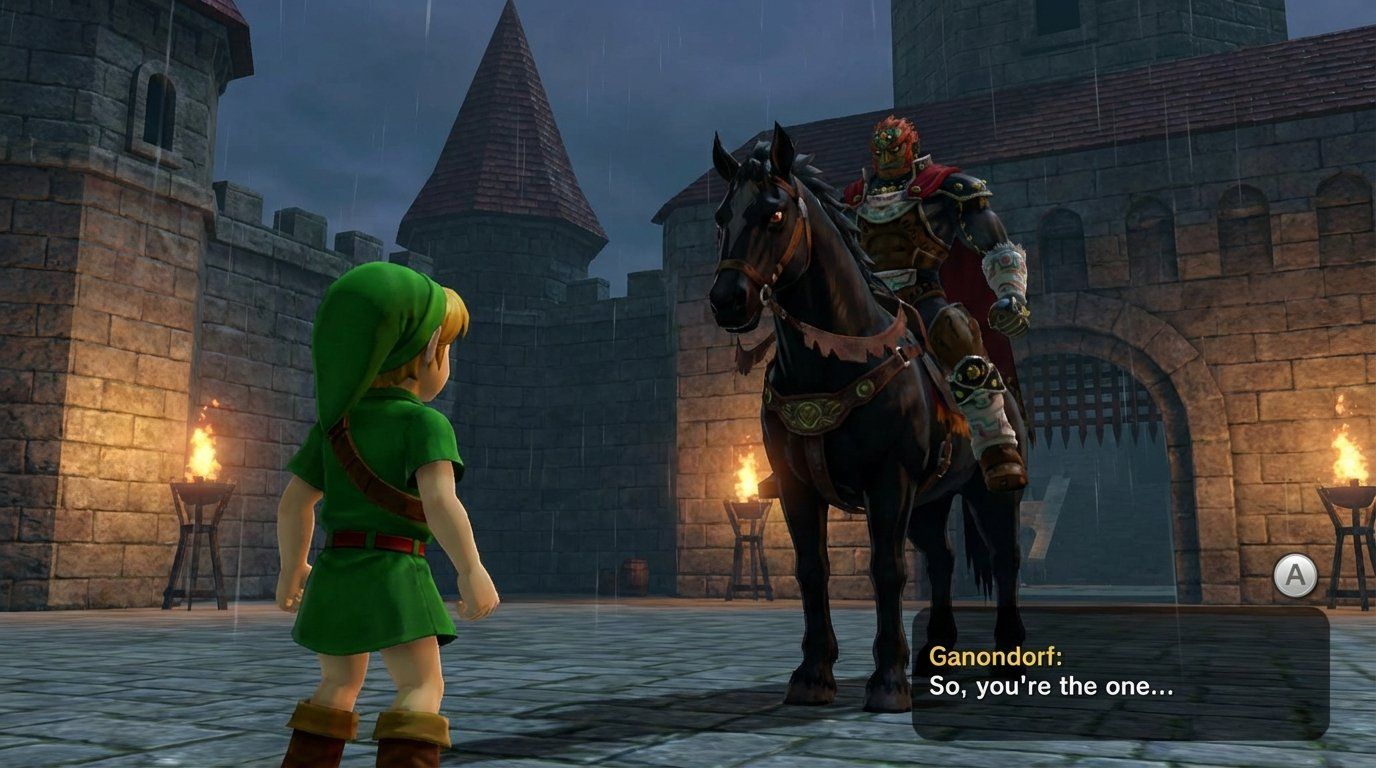 The Legend of Zelda: Ocarina of Time game screenshot