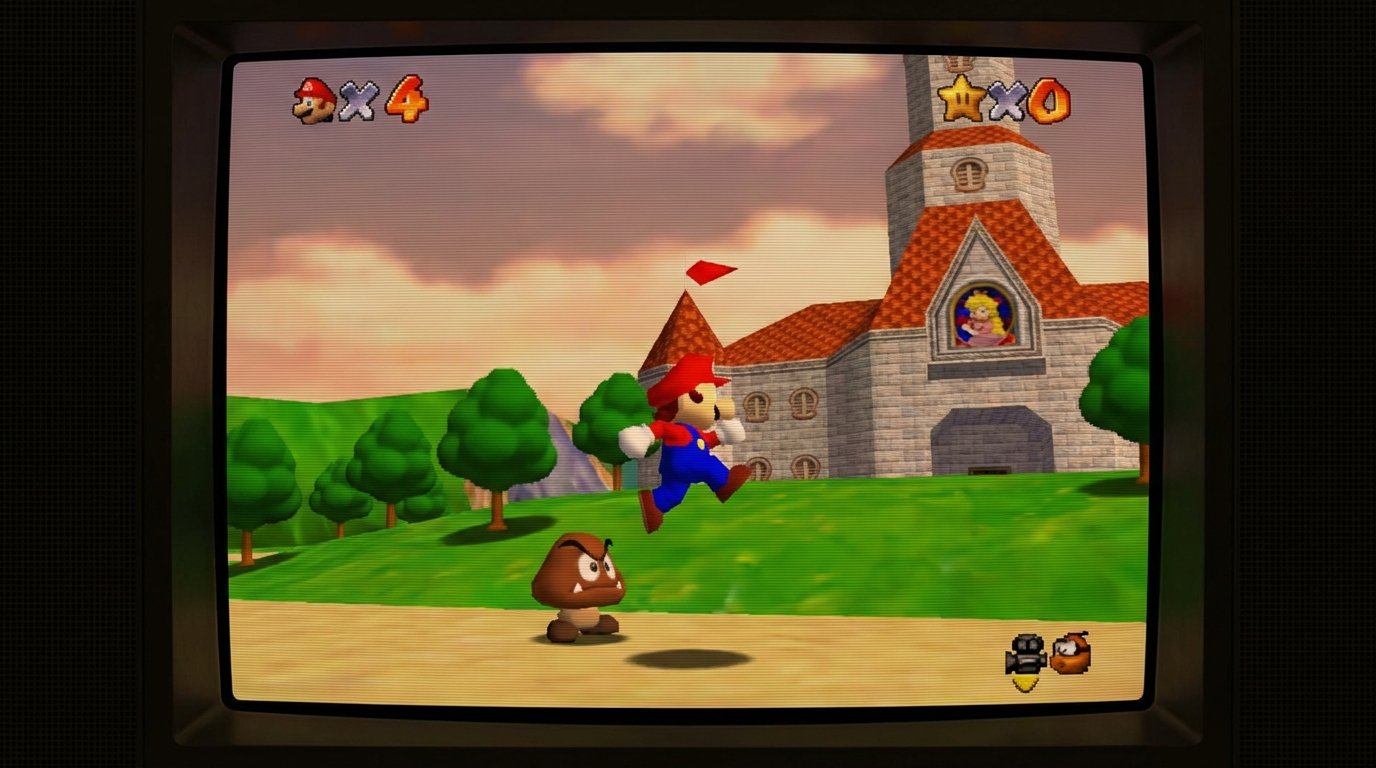 Super Mario 64 game screenshot