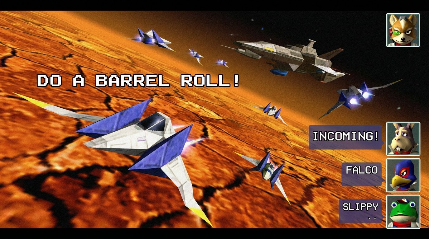 Star Fox 64 game screenshot