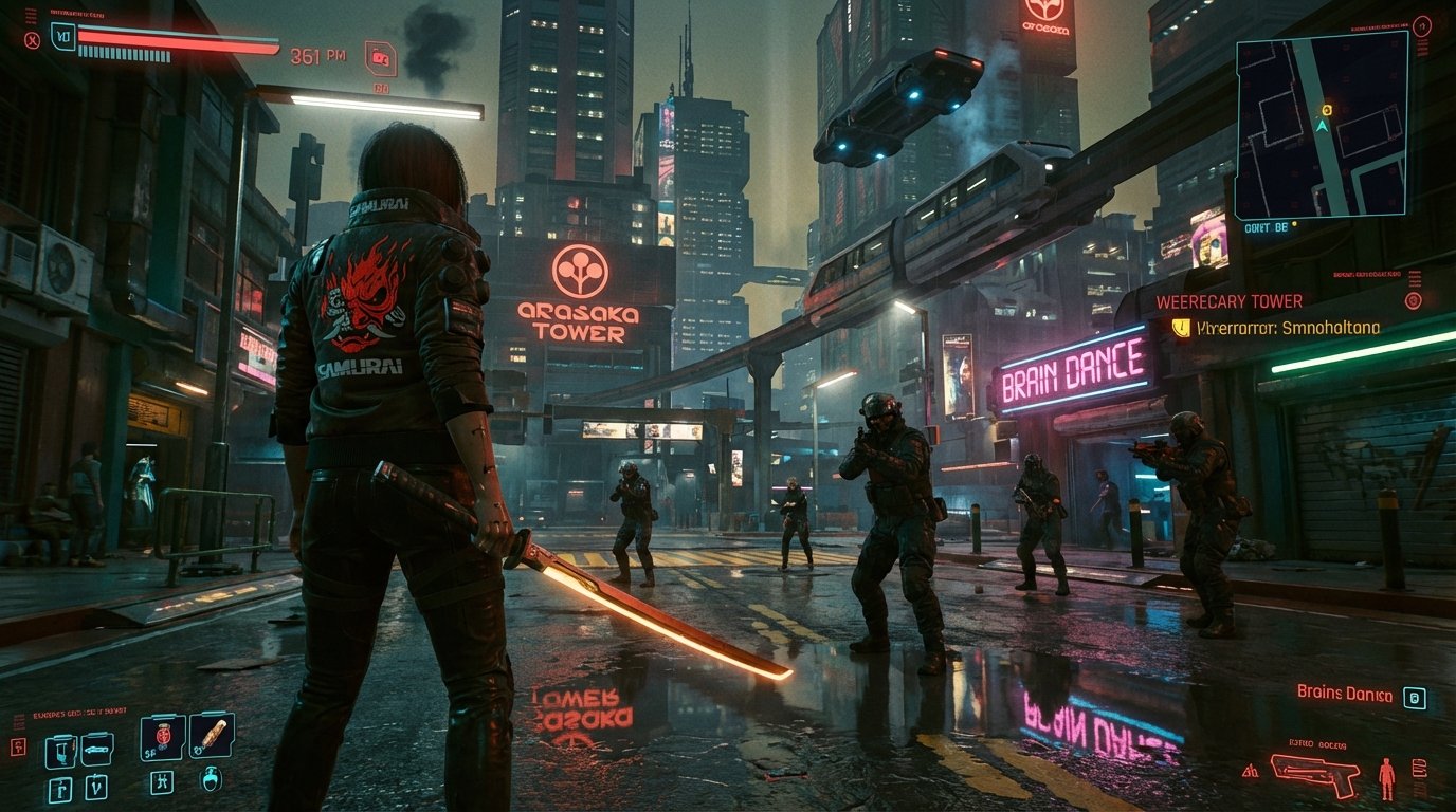Cyberpunk 2077 game screenshot