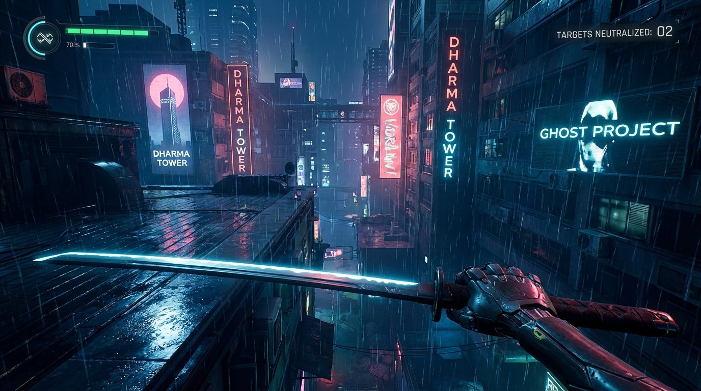 Ghostrunner game screenshot