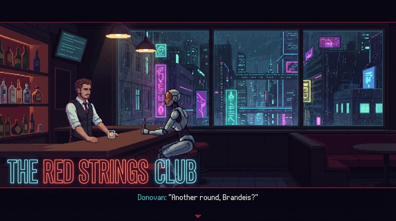 The Red Strings Club game screenshot