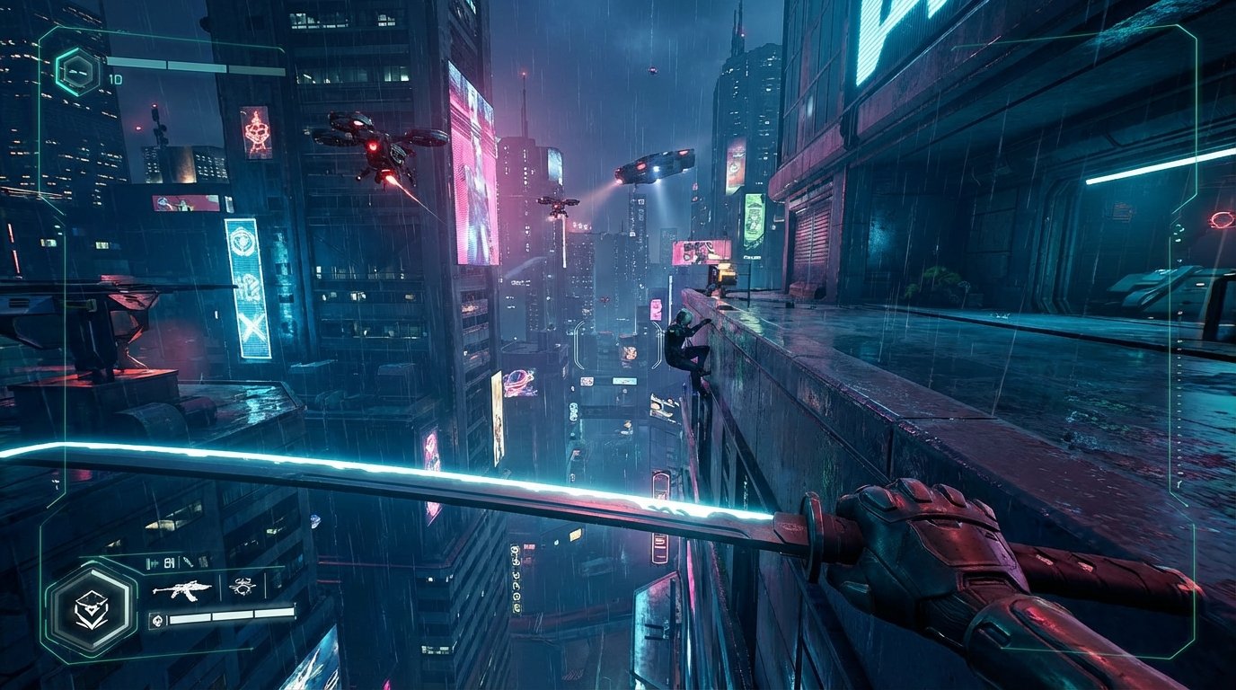 Ghostrunner game screenshot