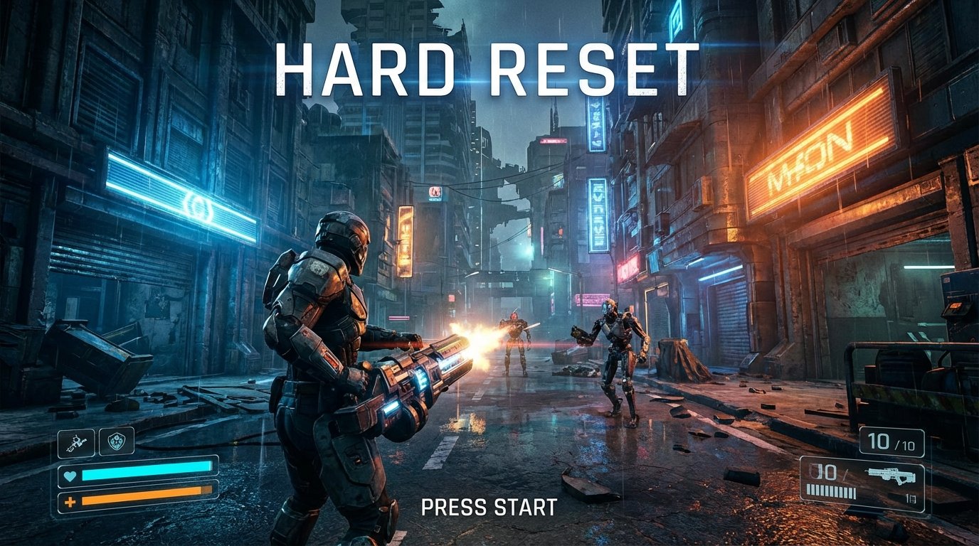 Hard Reset game screenshot