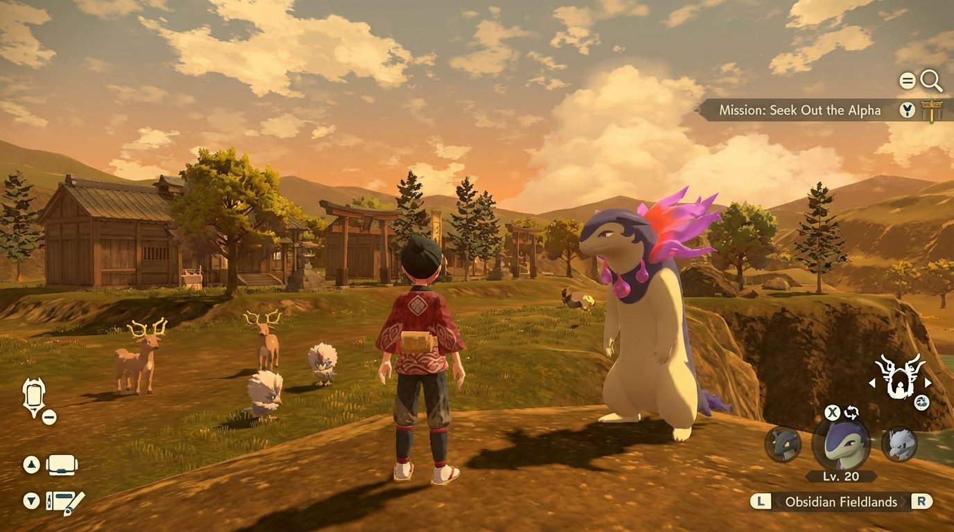 Pokémon Legends: Arceus game screenshot