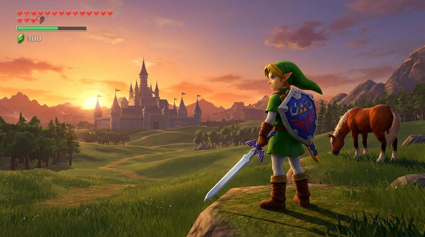 The Legend of Zelda: Ocarina of Time game screenshot