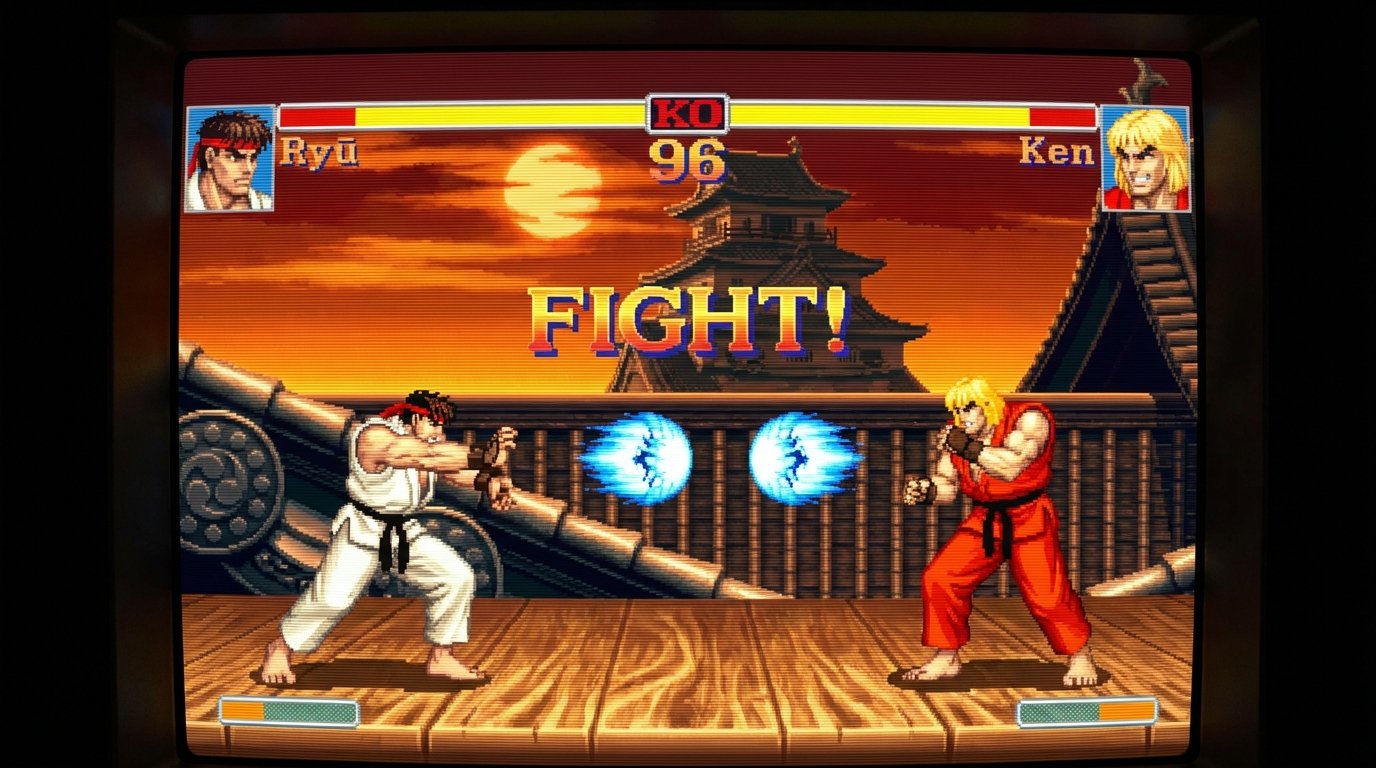 Street Fighter II game screenshot